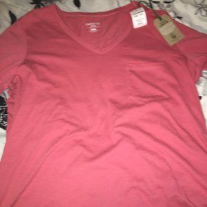 Women's Large Pink Orvis Half sleeve Tee